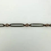 Gold Filled Watch Chain with Silver Swivel Shepherd’s Hook