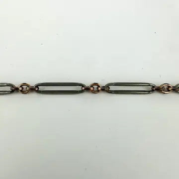 Gold Filled Watch Chain with Silver Swivel Shepherd’s Hook