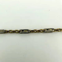 Gold Filled Watch Chain with Silver Swivel Shepherd’s Hook
