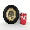 Rare Gutta Percha Oval Picture Frame