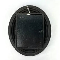 Rare Gutta Percha Oval Picture Frame