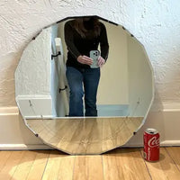 Hagemann Midcentury Etched Starburst Mirror 24”