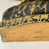 Signed M. Cortez – Mid‑Century Oaxacan Wood Carving of Nuestra Señora de la Soledad (Mexico, 1950–1970)