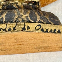 Signed M. Cortez – Mid‑Century Oaxacan Wood Carving of Nuestra Señora de la Soledad (Mexico, 1950–1970)