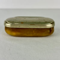 1916 Swedish Horn Snuff Box, Signed Pål Olsson, Vånga
