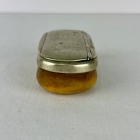 1916 Swedish Horn Snuff Box, Signed Pål Olsson, Vånga