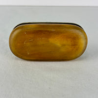 1916 Swedish Horn Snuff Box, Signed Pål Olsson, Vånga