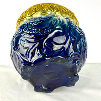 Art Nouveau Majolica Jardiniere Belgian/French c. 1890-1905
