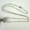Italian Lapis & Topaz Pendant Necklace