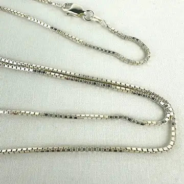 Italian Lapis & Topaz Pendant Necklace