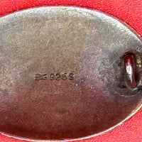Aksel Holmsen Enamel Rose Brooch