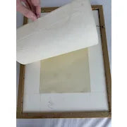 Japanese Woodcut Reprint of Rooster and Hen by Ito Jakuchu