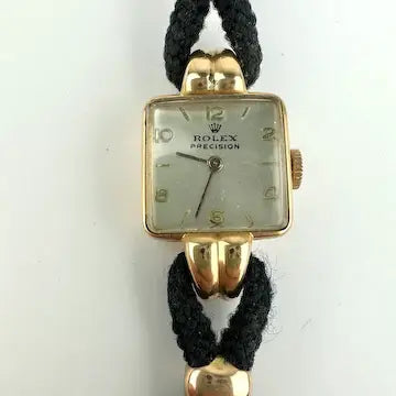 Ladies 18k Rolex Precision Watch Circa 1940 Not Working