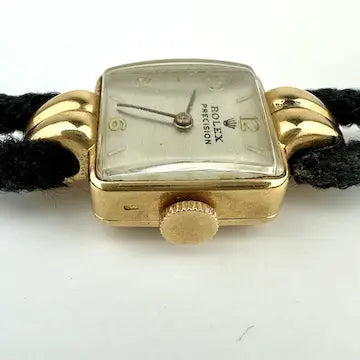 Ladies 18k Rolex Precision Watch Circa 1940 Not Working