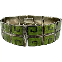 Margot de Taxco Champleve Enamel Bracelet
