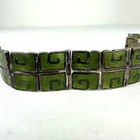 Margot de Taxco Champleve Enamel Bracelet