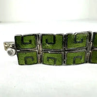 Margot de Taxco Champleve Enamel Bracelet