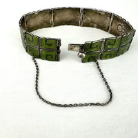 Margot de Taxco Champleve Enamel Bracelet