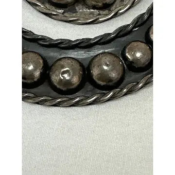Mexican Sterling Silver Mid Century Mod Earrings