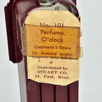 Mid Century Stuart No 101 Perfume Bottle Grandfather Clock