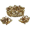 Midcentury Boucher Bracelet & Earrings