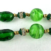 Miriam Haskell Green Gripoix Glass Bracelet