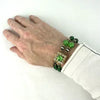 Miriam Haskell Green Gripoix Glass Bracelet