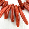 Native American Natural Red Branch Coral Necklace