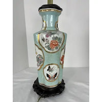 Pair of Vintage Chinese Porcelain Chinoiserie Lamps