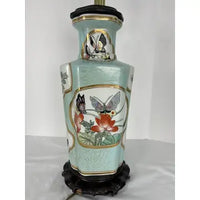 Pair of Vintage Chinese Porcelain Chinoiserie Lamps