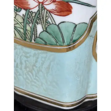 Pair of Vintage Chinese Porcelain Chinoiserie Lamps