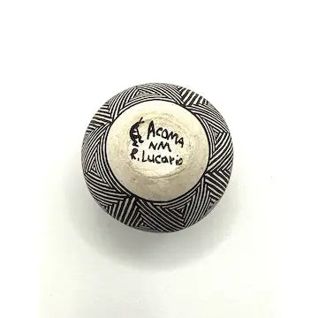 Rebecca Lucario Native American Miniature Pottery