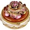 Retired Joan Rivers Floral Brooch and Trinket Box