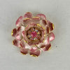 Retired Joan Rivers Floral Brooch and Trinket Box