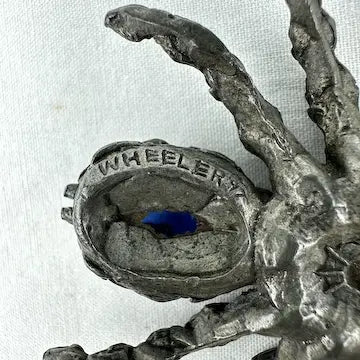 Roger Wheeler Spider Pendant Necklace