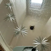 Set of 3 Etched Starburst Mirrors 14”, 12” & 10”