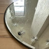 Set of 3 Etched Starburst Mirrors 14”, 12” & 10”