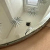 Set of 3 Etched Starburst Mirrors 14”, 12” & 10”