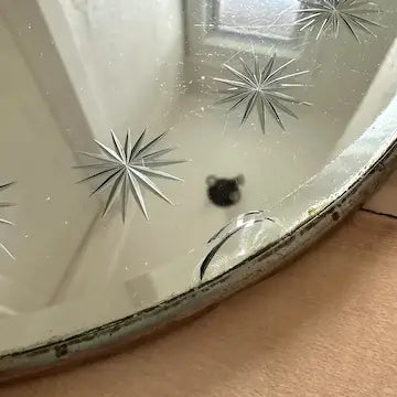 Set of 3 Etched Starburst Mirrors 14”, 12” & 10”