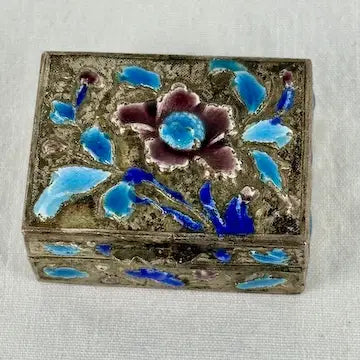 Set of Three Chinese Miniature Enameled Pill Boxes