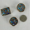 Set of Three Chinese Miniature Enameled Pill Boxes