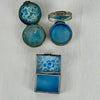 Set of Three Chinese Miniature Enameled Pill Boxes