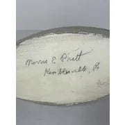 Signed Vintage Norris Pratt Duck Decoy