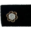 Single Vintage 10k Gold Diamond Buttercup Earring