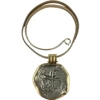Spanish Reale Treasure Necklace in 14k and 18k Gold and Silver