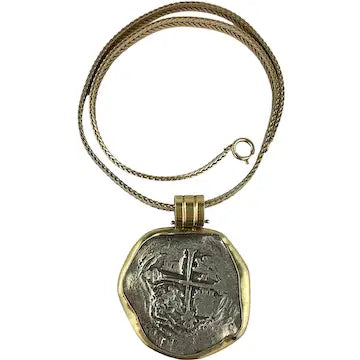 Spanish Reale Treasure Necklace in 14k and 18k Gold and Silver