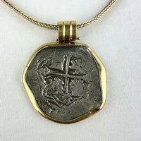 Spanish Reale Treasure Necklace in 14k and 18k Gold and Silver