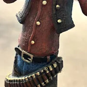 Unique Pair of Vintage Cowboy Sculptures