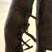 Unique Pair of Vintage Cowboy Sculptures