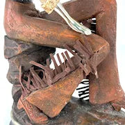 Unique Pair of Vintage Cowboy Sculptures